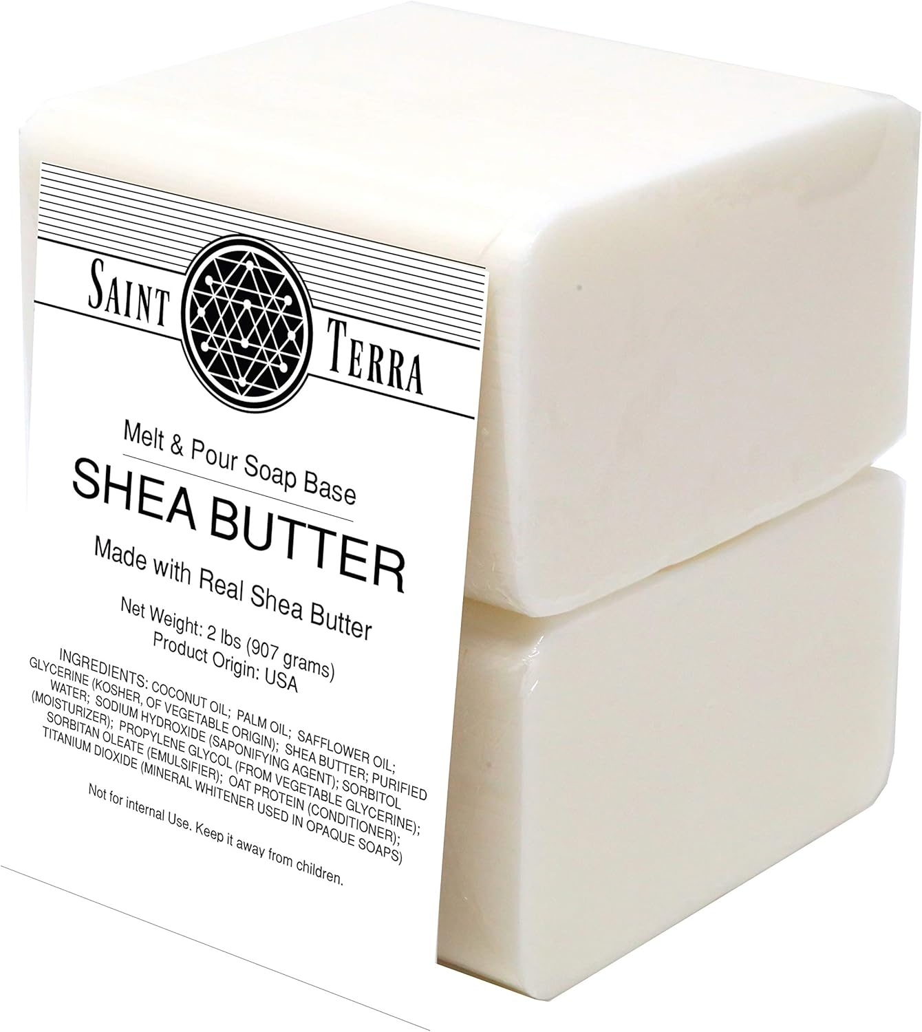Saint Terra - Shea Butter Melt & Pour Soap Base, 2 Pounds image number 1