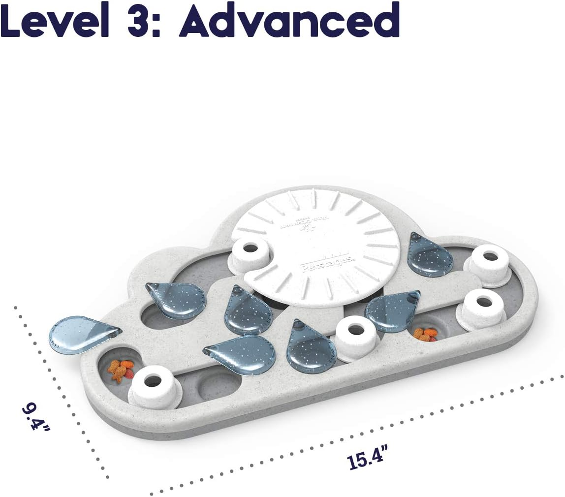 Petstages Nina Ottosson by Rainy Day Puzzle & Play - Interactive Cat Treat Puzzle