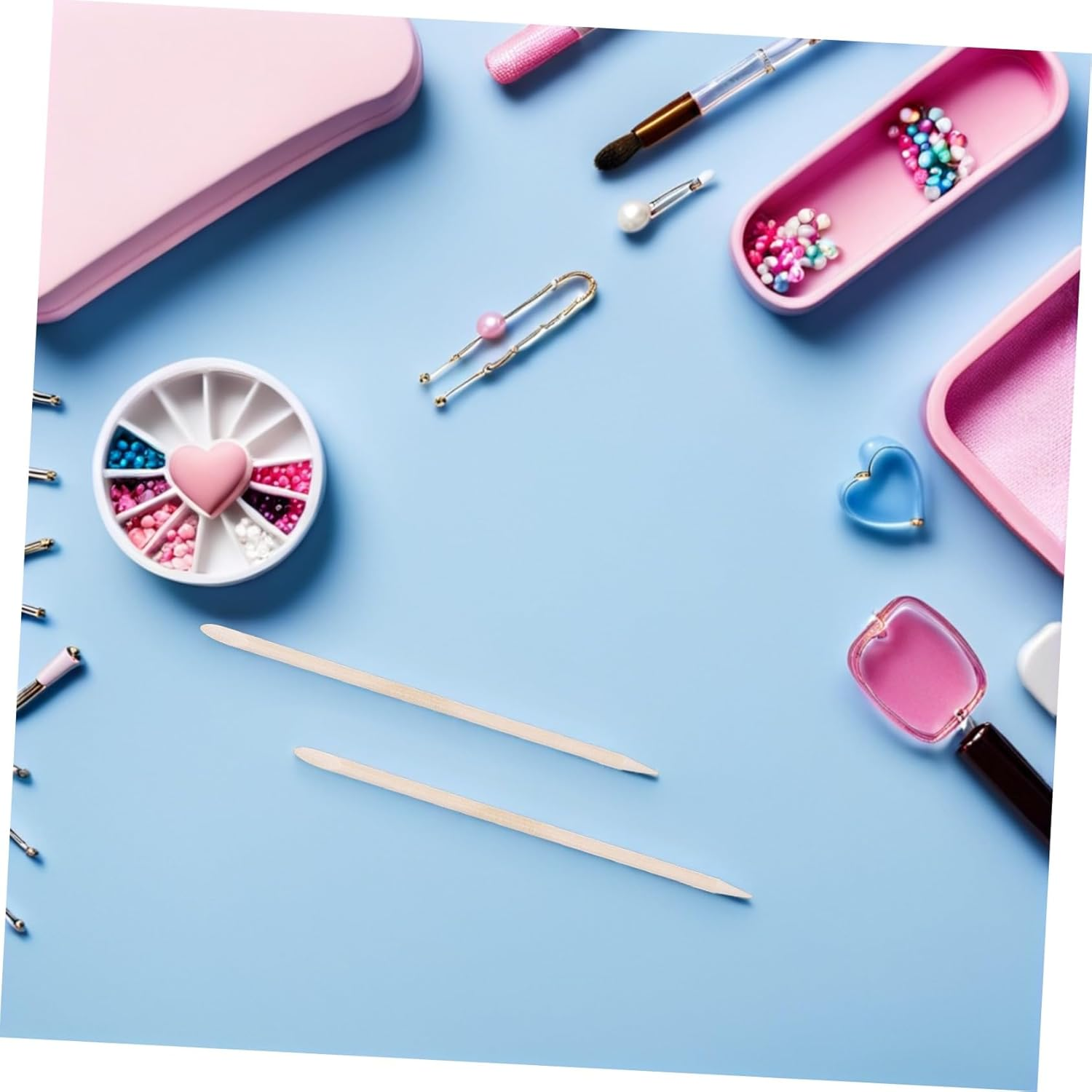 Iplusmile 150Pcs Nail Tool Wooden Nail Sticks Cuticle Pusher Manicure Tools for Home Salon Pedicure Diy Grooming image number 4