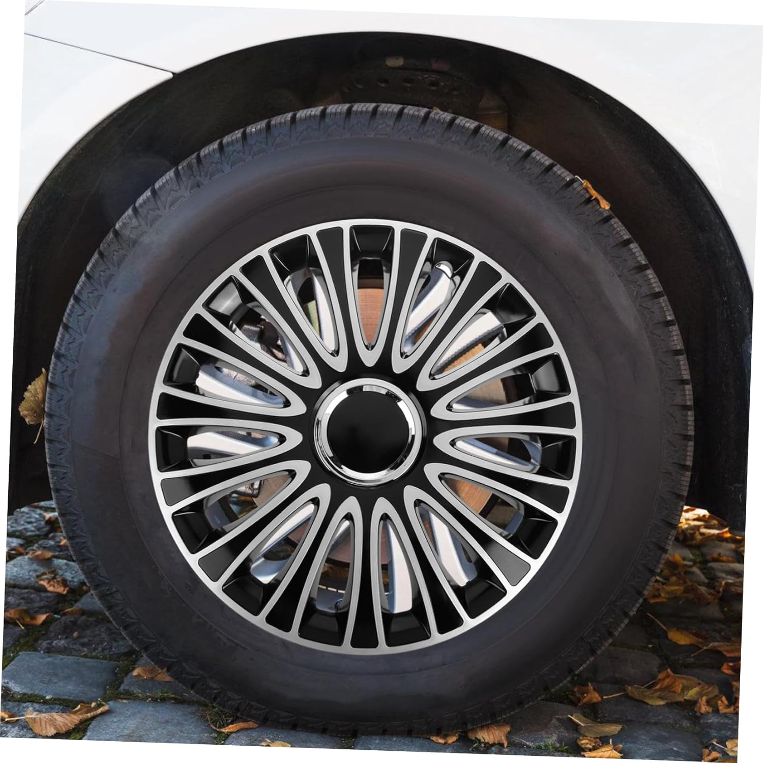 SOESFOUFU Wheel Rim Cover Hubcaps Automotive Hub Covers Car Wheel Cap Protective Shield Fitment image number 5