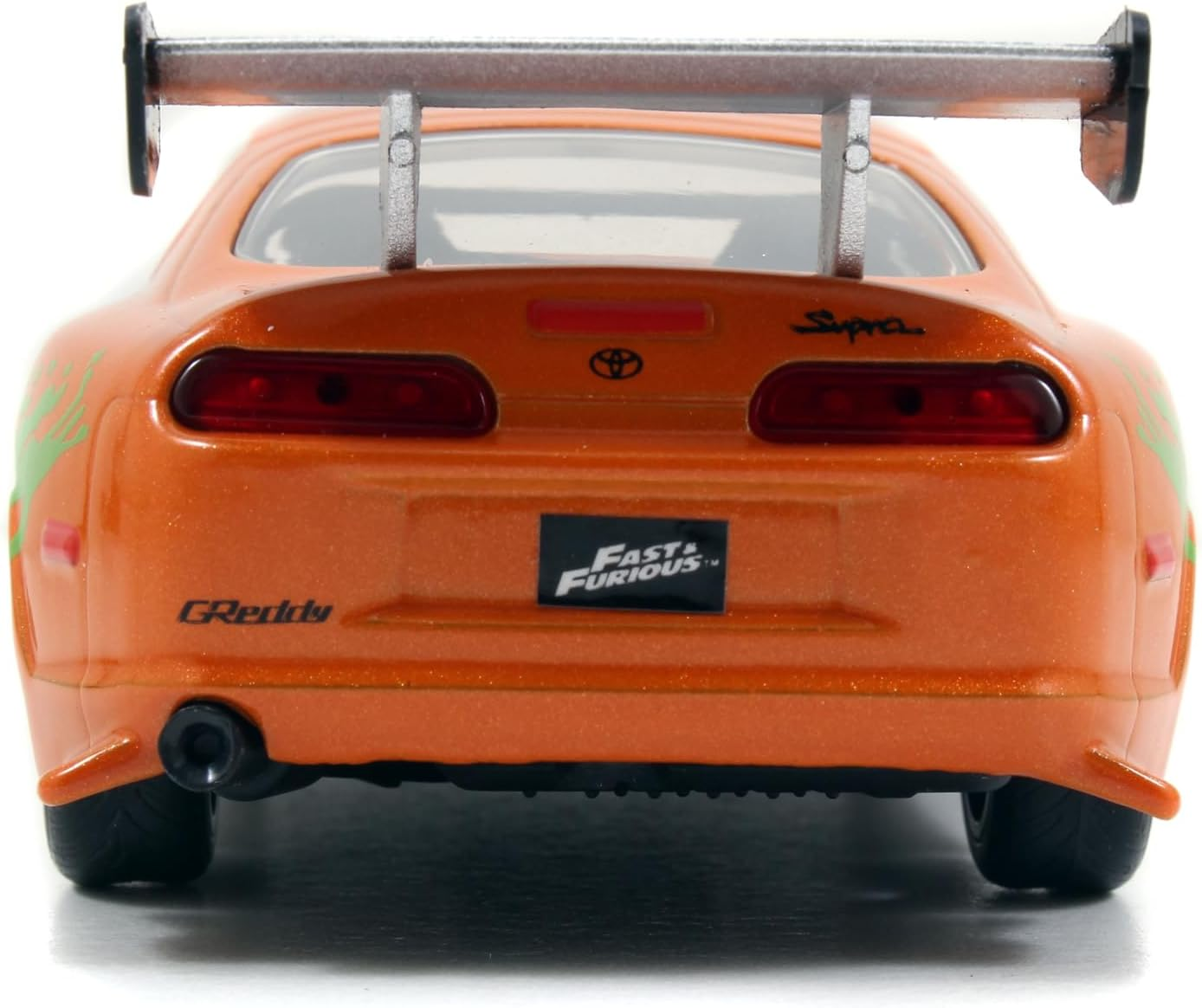 Jada Toys Fast and Furious 1995 Toyota Supra Orange 1:32 Scale Hollywood Ride Diecast Vehicle