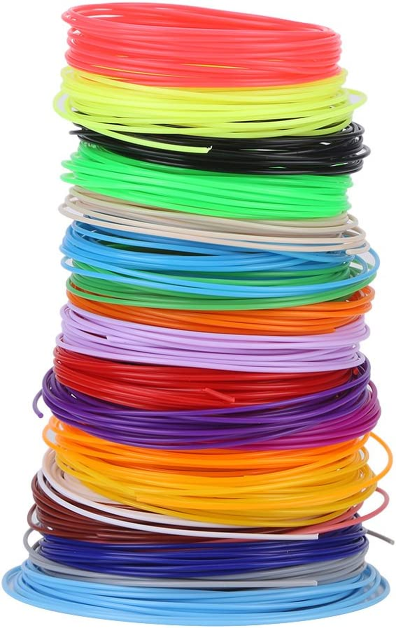 Filament Refills, 20 Colors 1.75Mm PCL Filament Refills for 3D Printer Printing Pen Low Temperature image number 2