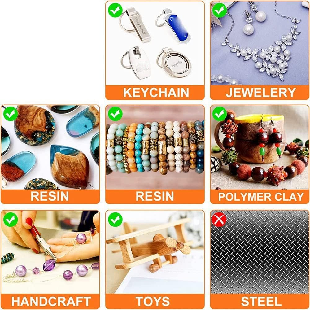 Electric Cordless USB Rechargable Hand Drill Kit for Jewelry Making,Pin Vise Set for Resin Plastic Keychain Polymer Clay image number 1