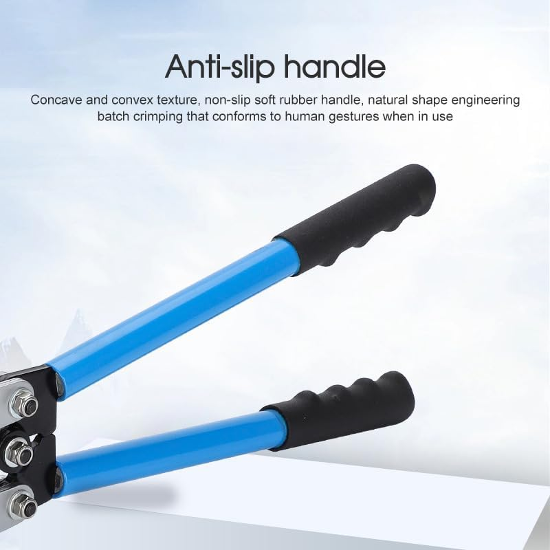 Tootoo Crimping Tool Cable Crimper Wire Plug Pliers Battery Terminal Lug Hex 6-50Mm&sup2; image number 5