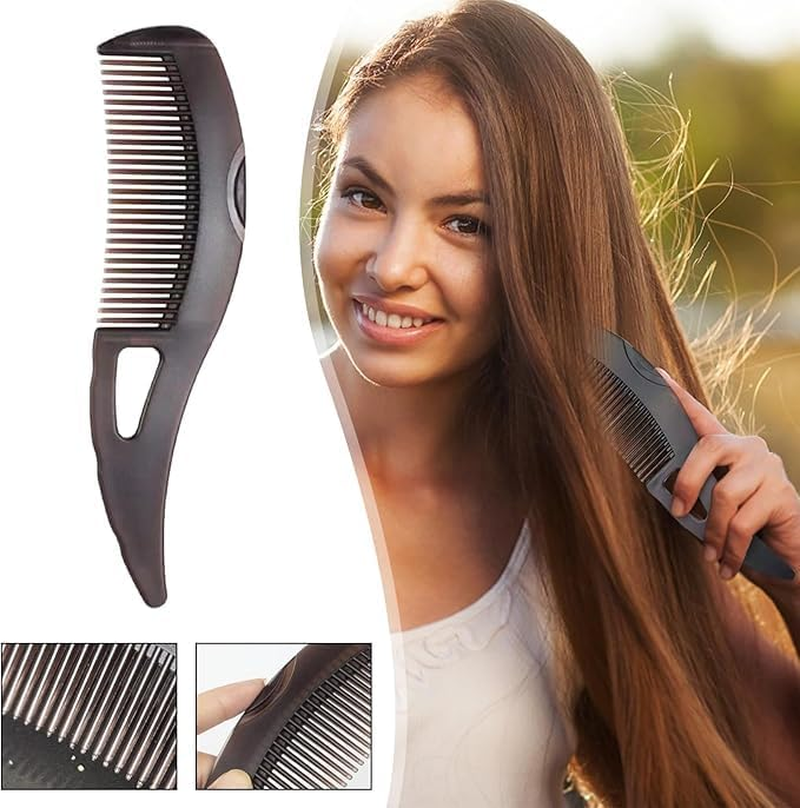 Dandruff Comb Hollow Tooth Dandruff Comb, 3Pcs Stainless Steel Fine Tooth Dandruff Remover Comb and Dandruff Relief Comb,Stainless Steel Scalp Sweep Detoxing Comb Fine Tooth Hairbrush Dandruff Comb image number 1