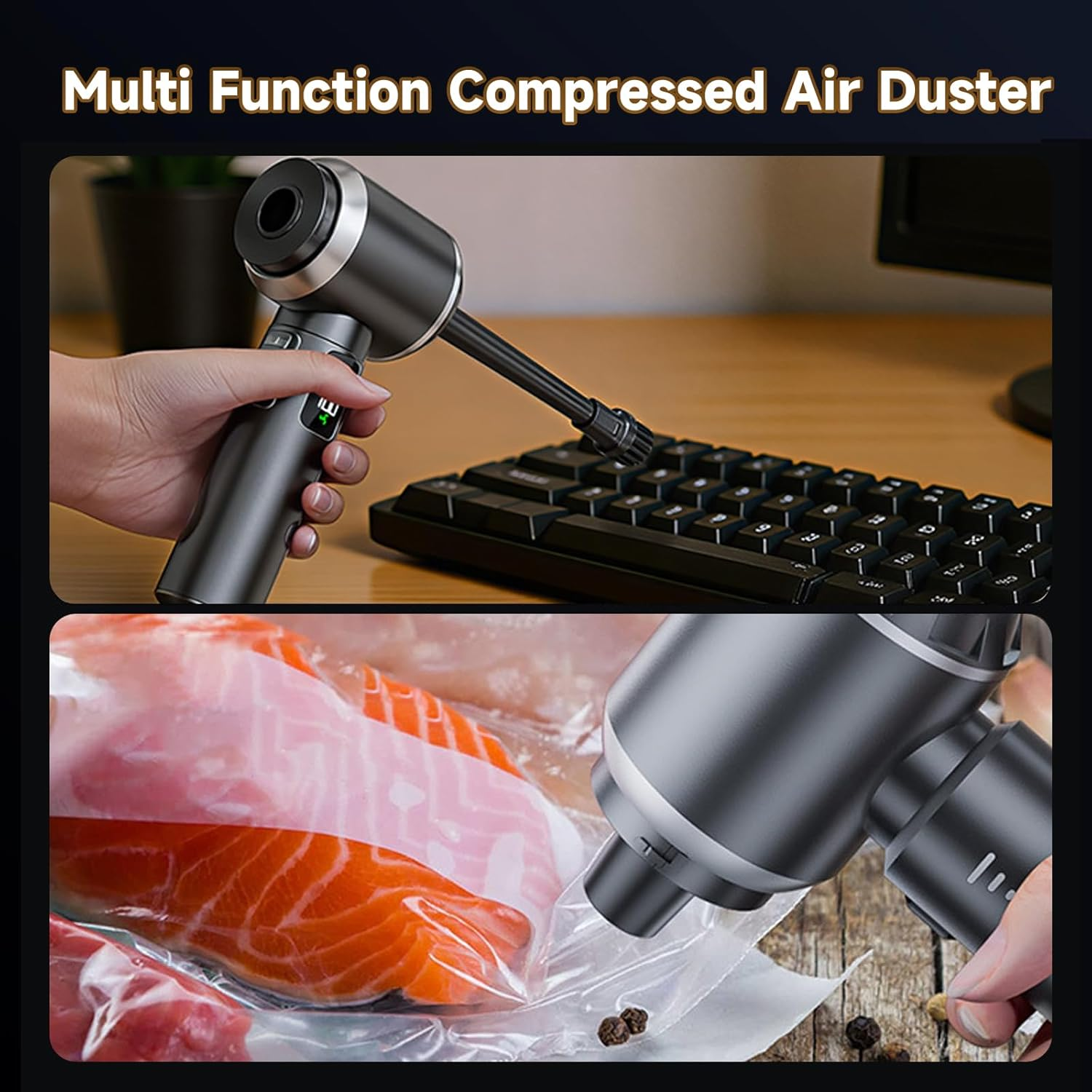 Car Vacuum Cleaner Cordless,23000Pa High Power Mini Vacuum Cleaner,Rechargeable Handheld Vacuum Cleaner,Car Hoovers for Pet Hair, Home, Office, Kitchen