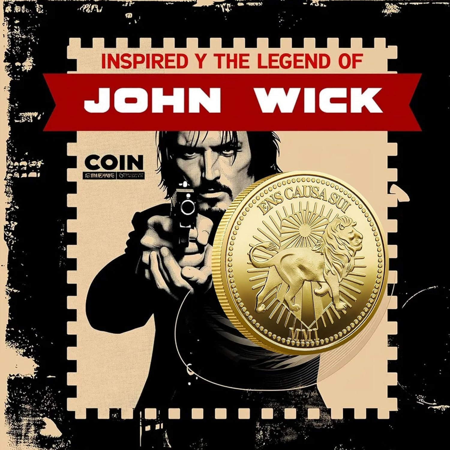 John Wick Continental Coin Collectible Metal Souvenir Coin image number 5
