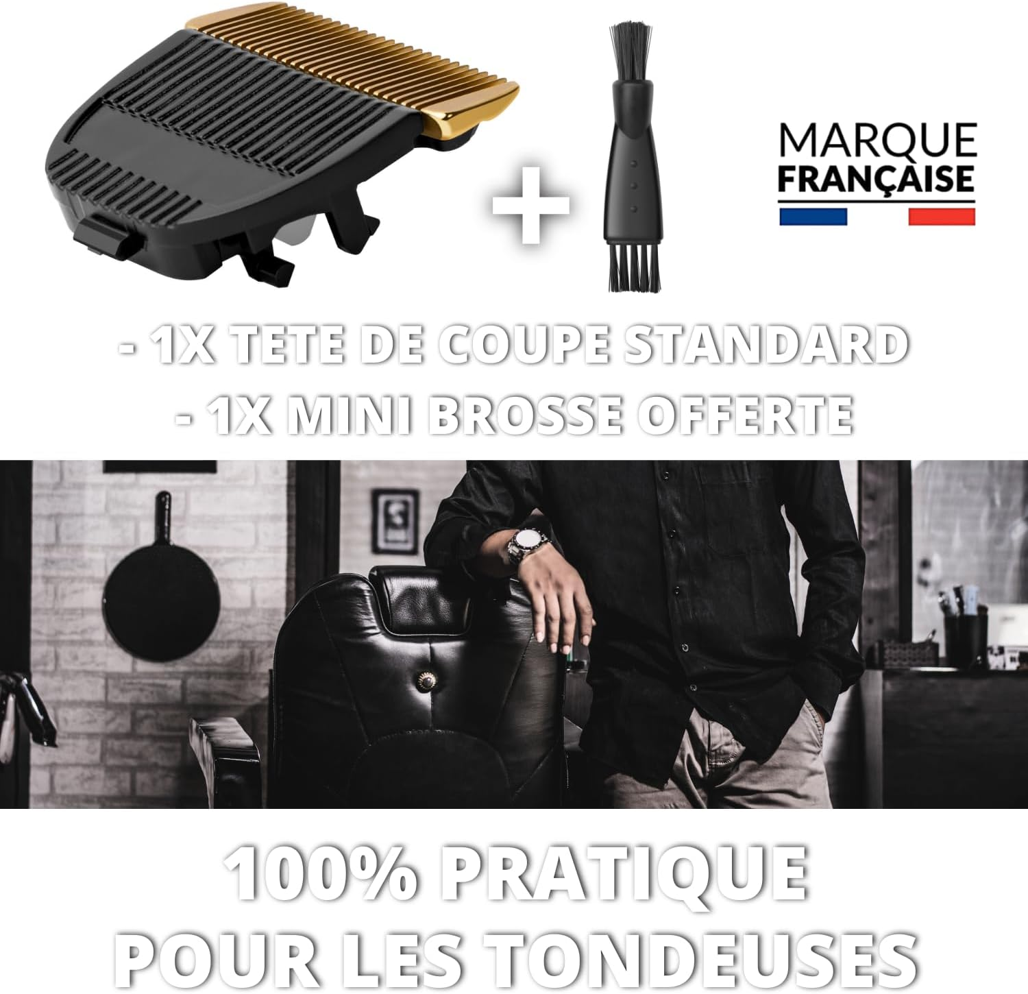 Shaving Head Hair Trimmer Compatible with Panasonic Hair Clippers ER1611 ER1512 ER-GP80 ER1511 ER1510 ER1610 ER160 ER153 ER152 ER151 Replacement Parts Hairdressing Accessories Barber + 1 Cleaning image number 4