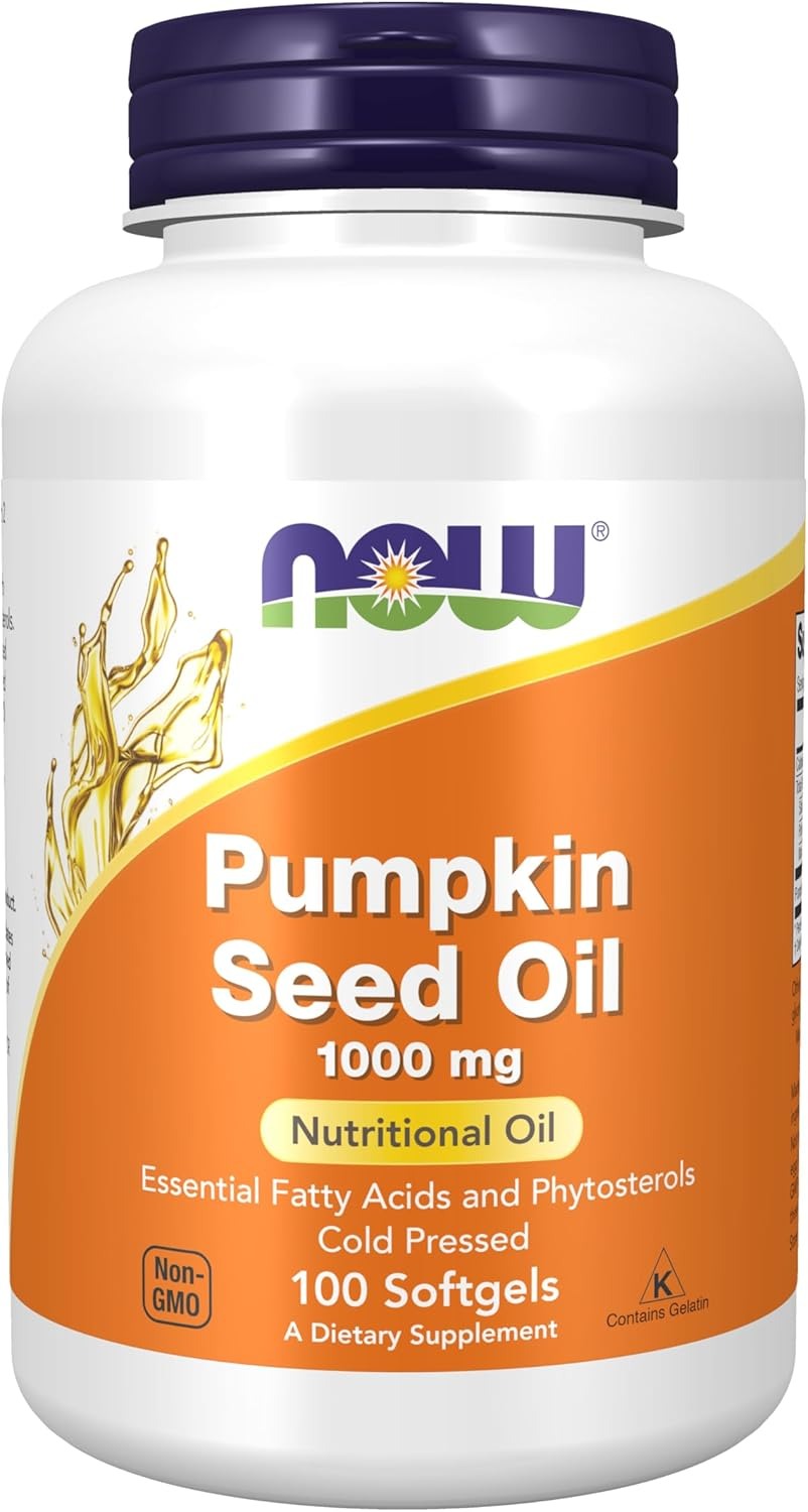 Now Foods Pumpkin Oil 1000Mg Soft-Gels, 100-Count image number 6