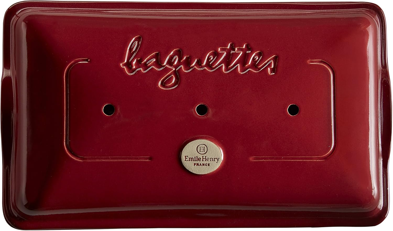 Emile Henry EH BAGUETTE BAKER BURGUNDY image number 2