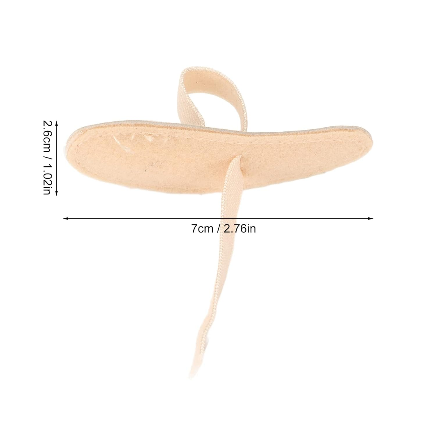 Hammer Toe Crest Cushion, Right/Left Hammer Toe Straightener and Corrector, Adjustable Hammer Toe Support for Hammer Toes, Claw Toes and Mallet Toes, Relieve Pain & Pressure (Right Foot)