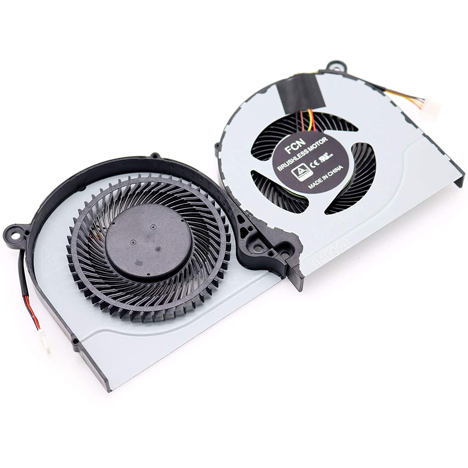Deal4Go GPU CPU Cooling Fan Replacement (NO Cover) for Acer Nitro 5 AN515 AN515-51 AN515-52 AN515-53 AN515-41 AN515-42 A314-31 G3-571 A715-71 G3-572