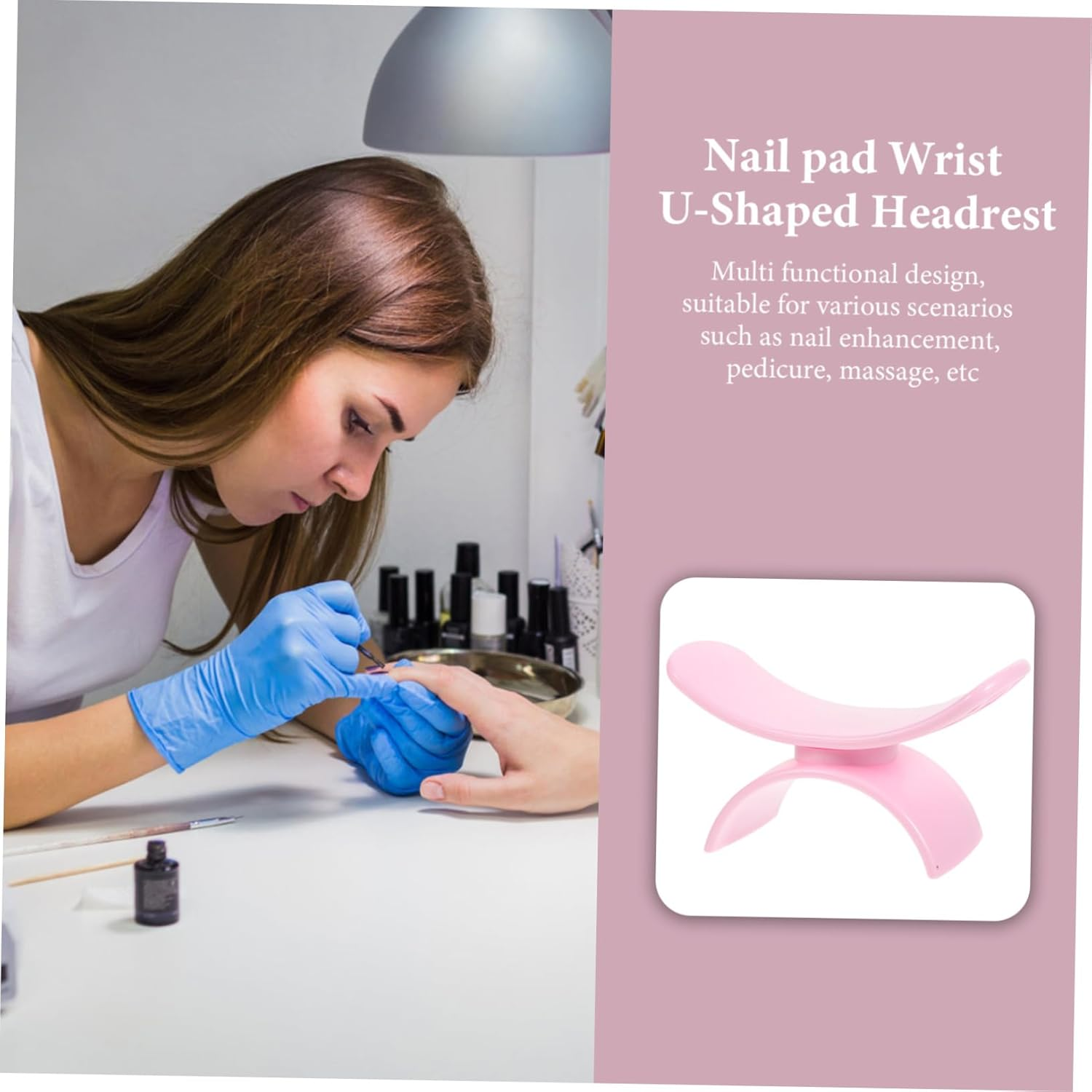 OATIPHO Nail Art Holder Manicure Pillow Arm Rest for Nail Salon Multifunctional image number 3