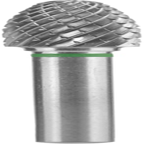 STALEKS PRO 4Mm X 14Mm Tungsten Carbide Corn Shape Nail Drill Bit (Coarse Grit) image number 3