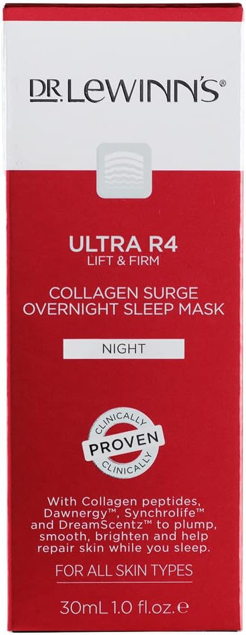 Dr. Lewinn'S Ultra R4 Lift Firm Collagen Surge Overnight Sleep Mask 30Ml image number 3