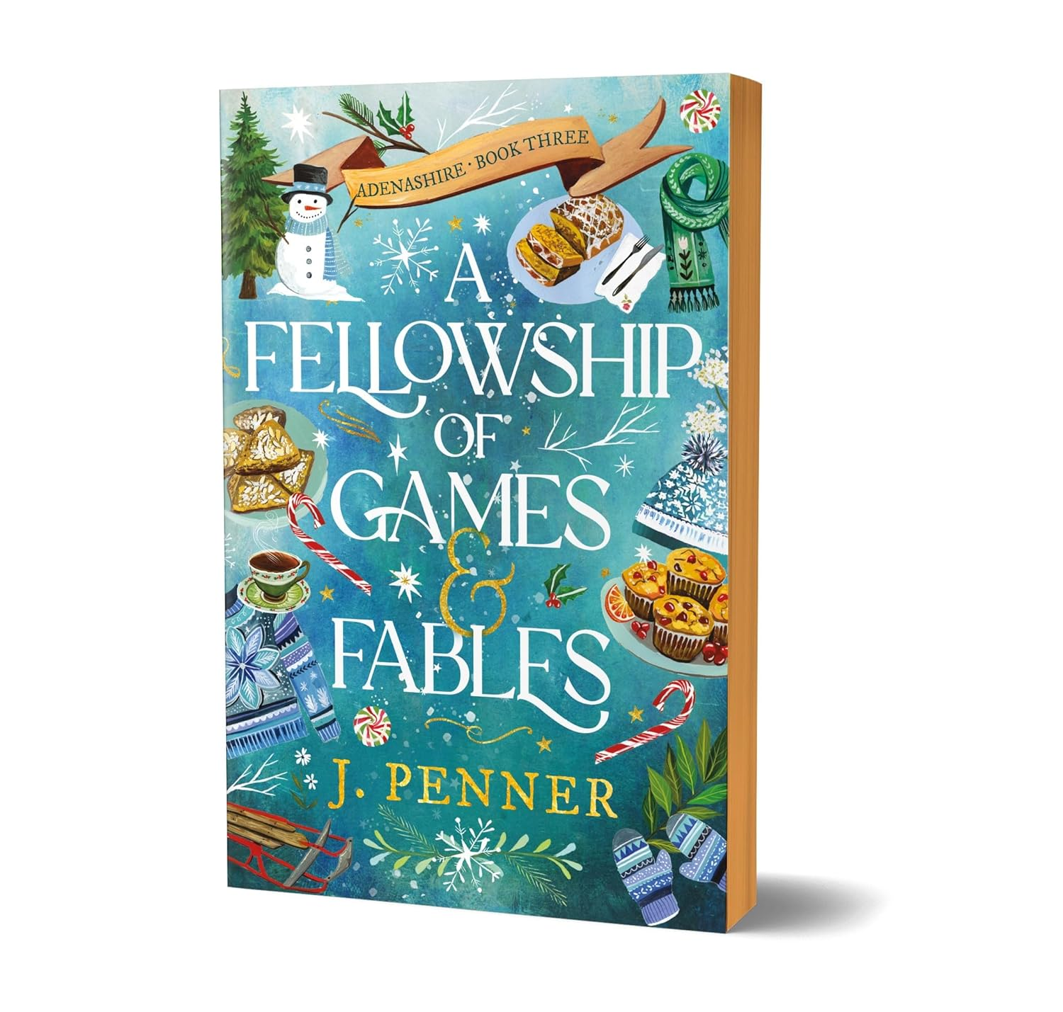 A Fellowship of Games & Fables: a Cosy Fantasy Fake Dating Romance (Adenashire Book 3)