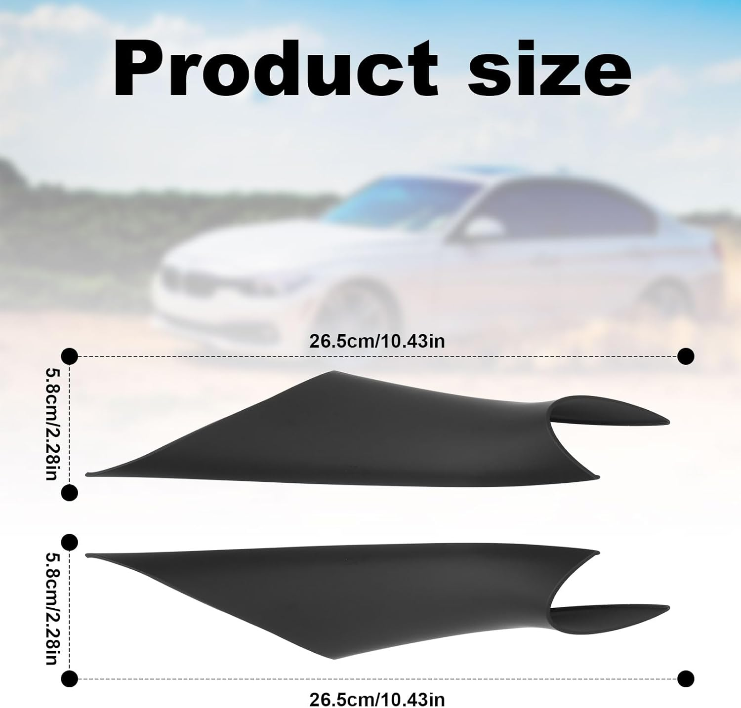 Gosknor Interior Door Pull Handle Covers Replacement, Door Handle Covers for 3 Series 320 328 330 & 4 Series 428 435 image number 2