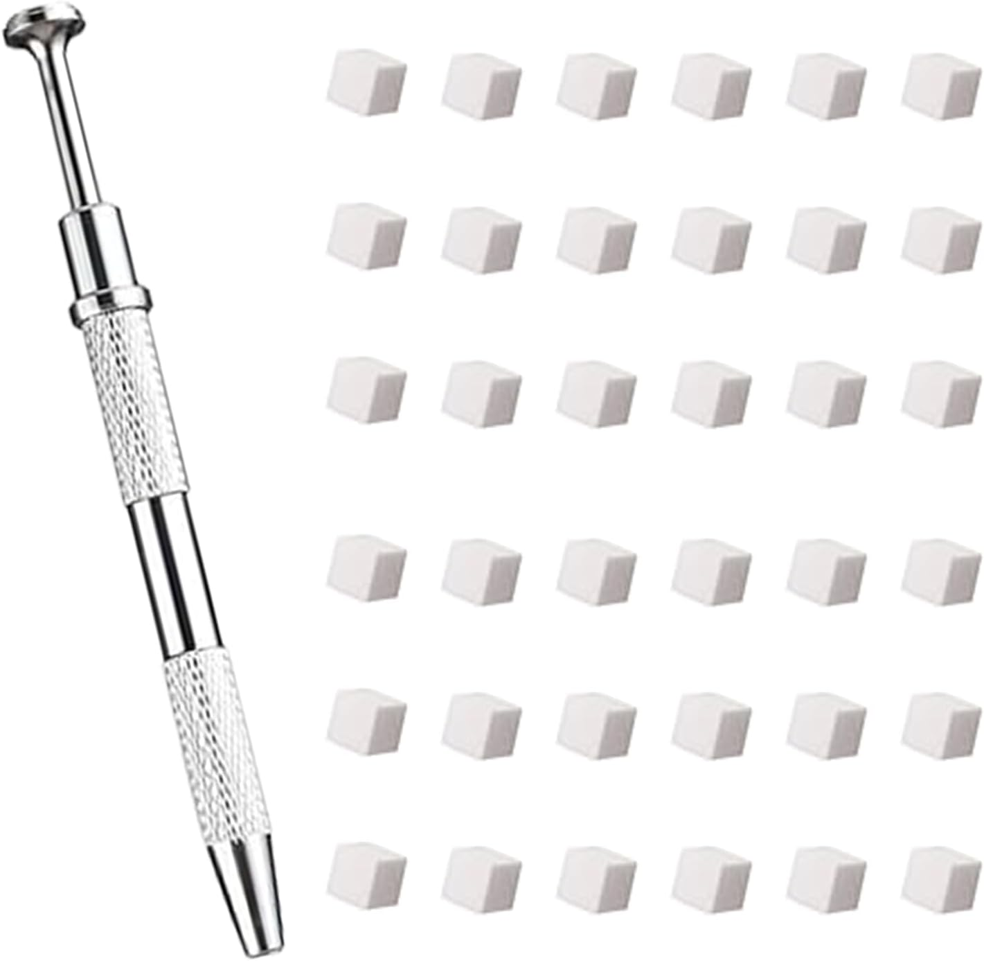 100 Pcs Nail Sponges with Metal Grabber, Nail Buffer Block, Nail Art Tools Sponge Brush, Used to Create a Variety of Nail Art Patterns