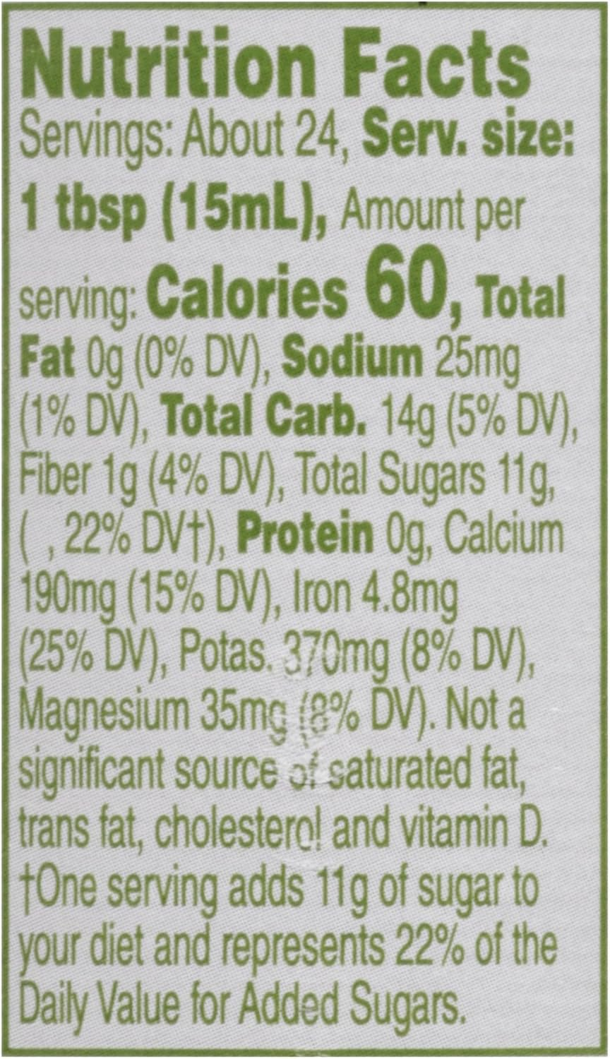 Brer Rabbit Unsulphured Molasses, Blackstrap, 12 Ounce image number 2