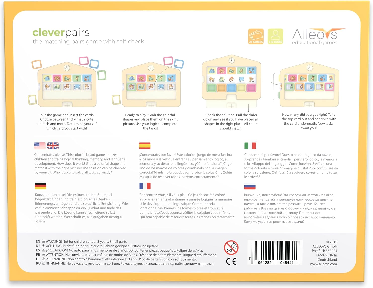 Clevere Paare - Clever Pairs, Lernspiel Und Logikspiel (Kinderspiel) image number 6