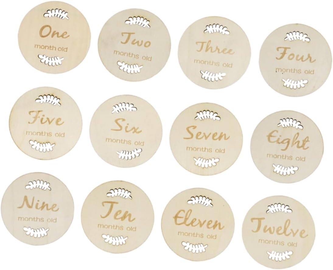 Creative Milestone Cards for Newborns Adorable Monthly Celebration Commemoration of Growth Present for Showers Unique Designs for Social Media Keepsakes image number 5