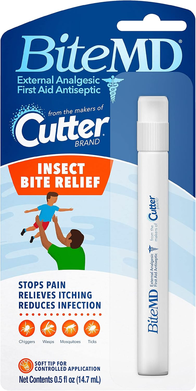 Cutter Bite MD Insect Bite Relief, Stick, 0.5-Ounce image number 5