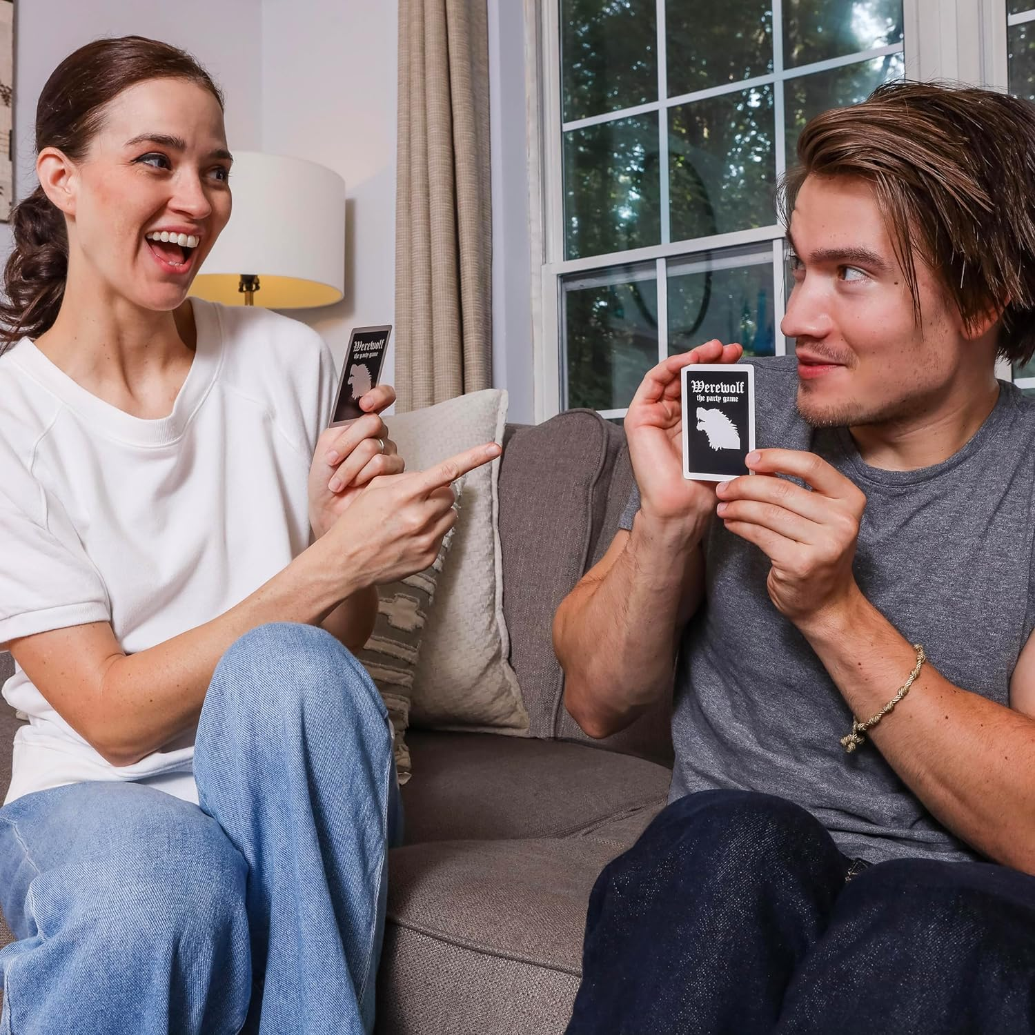 Werewolf the Party Game &ndash; Werewolf Card Game with Upgraded Characters &ndash; 42 Role Cards, for 7 to 30 Players &ndash; Game Night, for Adults and Teens &ndash; Interactive Board Game to Play with Friends, Family image number 2