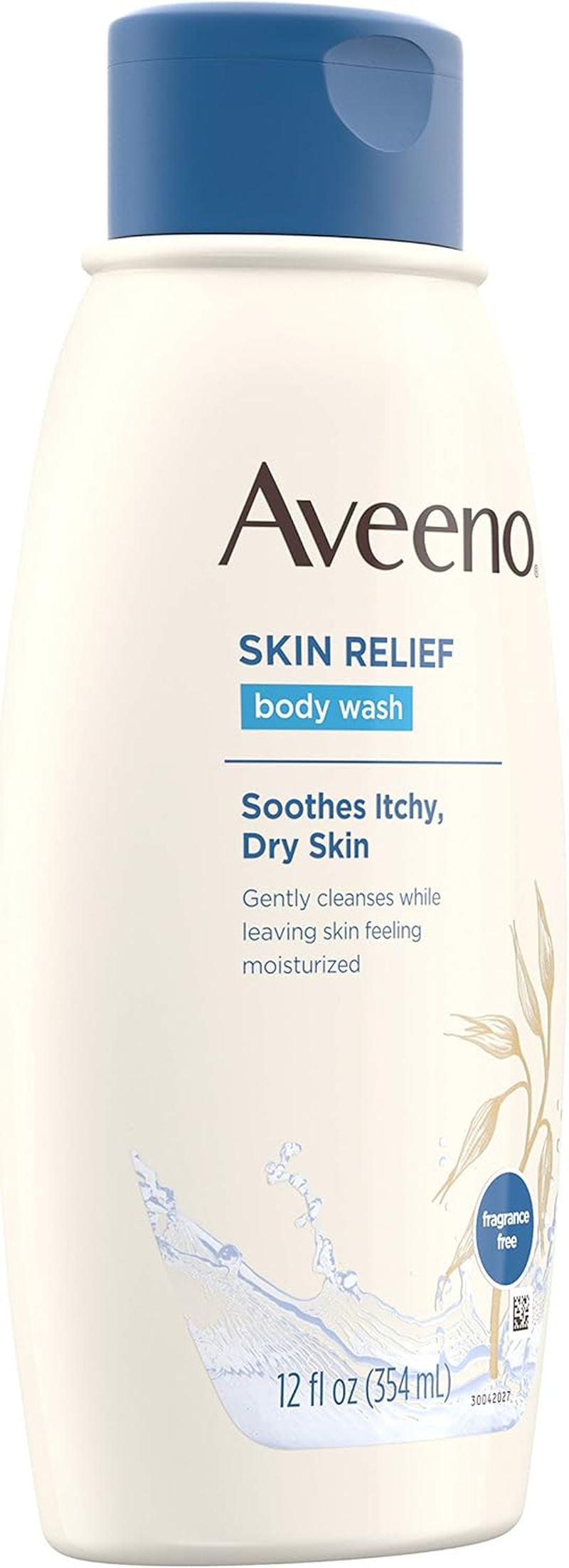 Aveeno Active Naturals - Skin Relief Body Wash - Fragrance Free - Net Wt. 12 FL OZ (354 Ml) per Bottle - Pack of 2 Bottles image number 1