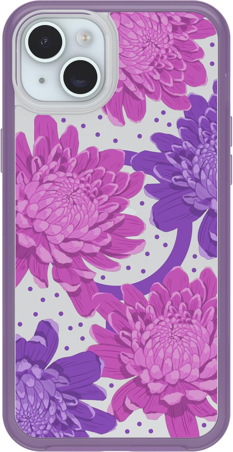 Otterbox Iphone 15 plus and Iphone 14 plus Symmetry Series Case - Black, Snaps to Magsafe, Ultra-Sleek, Raised Edges Protect Camera & Screen