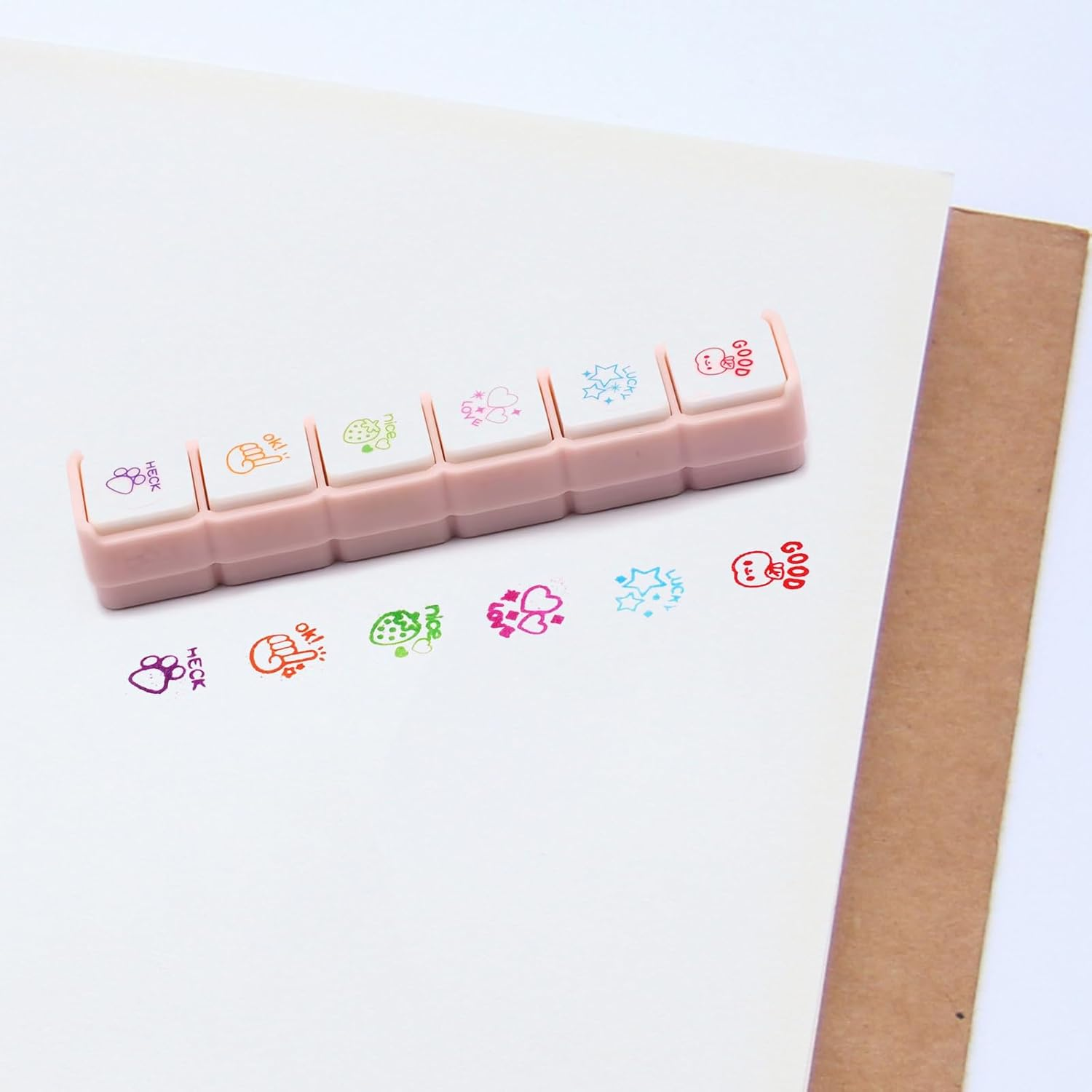 Notebook Stamp with Multiple Cute Weather Designs for Scrapbook, DIY Paper Decoration, Teachers Motivation image number 5