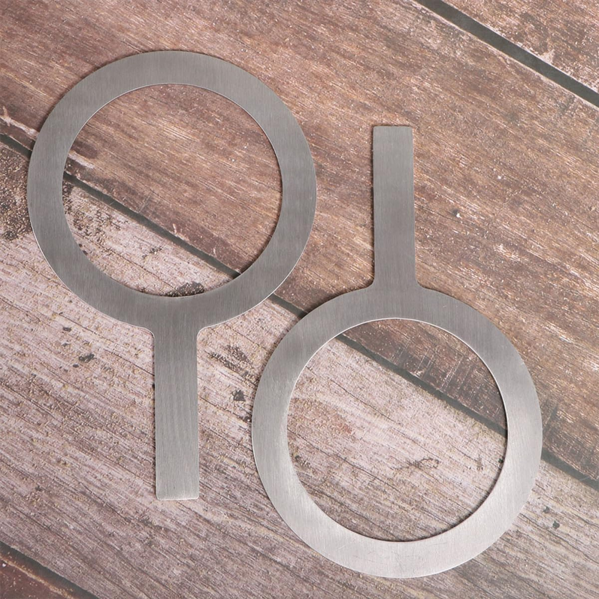 DOITOOL 4Pcs Stainless Steel Milk Tea Baking Cup Rings 98Mm Diameter with Handle, Anti-Scald Protective Rim Gaskets for Coffee and Dessert Cups, Multipurpose Baking Accessories for Home image number 6