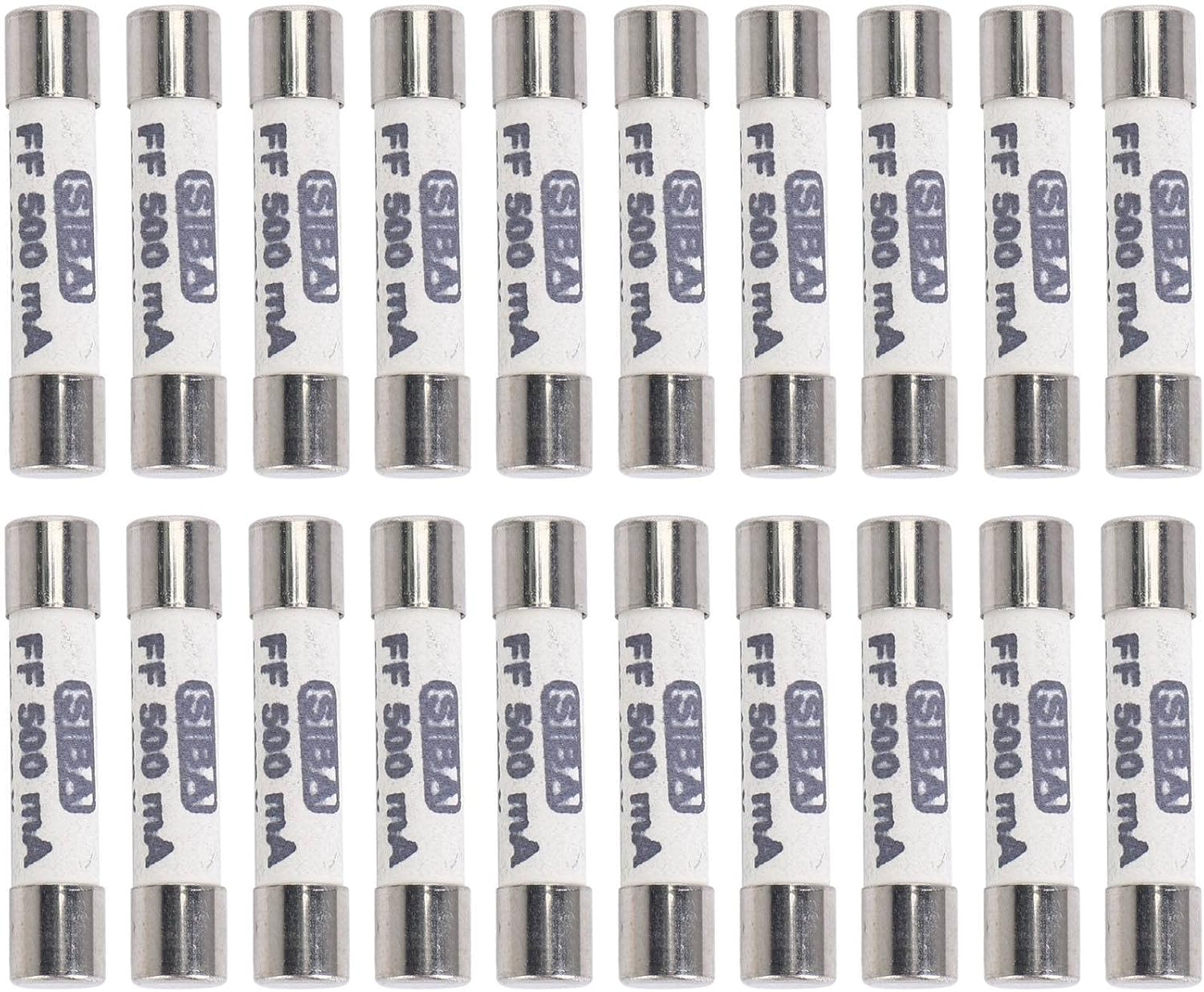 Xuegier 10X 1000V 500MA 6.3 X 32Mm White Ceramic Fuse for Multimeter image number 5