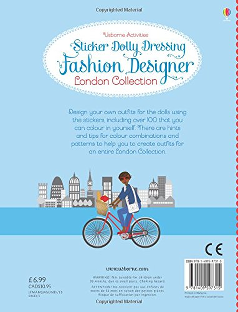Sticker Dolly Dressing Designer London Collection