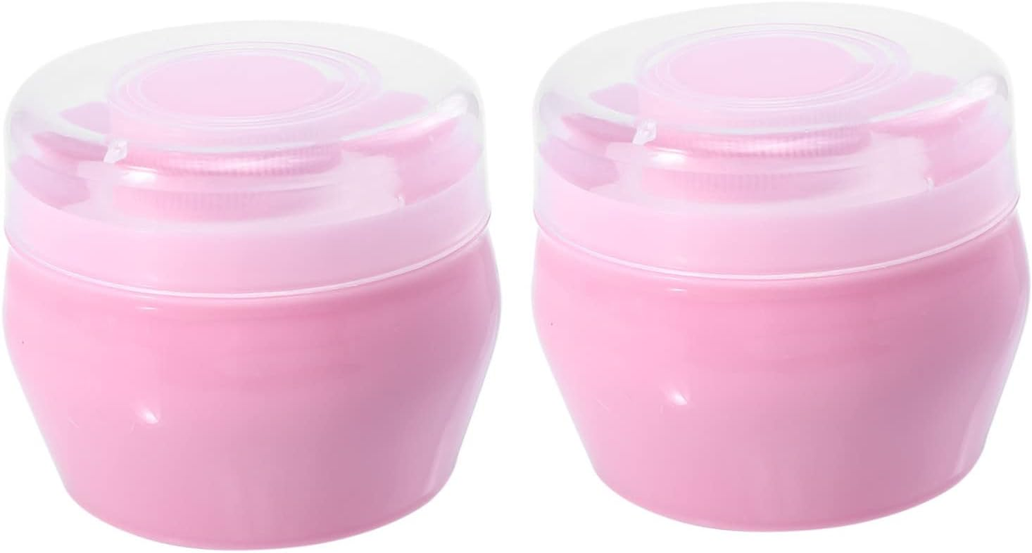 Toddmomy 2 Sets Kids Powder Puff Handle Portable Talcum Puff for Baby Gentle and Smooth Body Powder Application image number 2