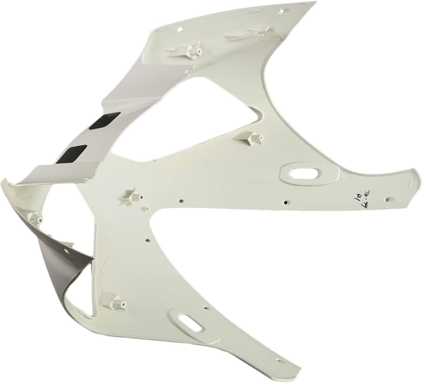 LESANGBAIHUODIAN Fit for Yamaha YZF R1 1998 1999 Motorbike Upper Front Nose Fairing Cowl Injection Mold ABS Plastic Unpainted White