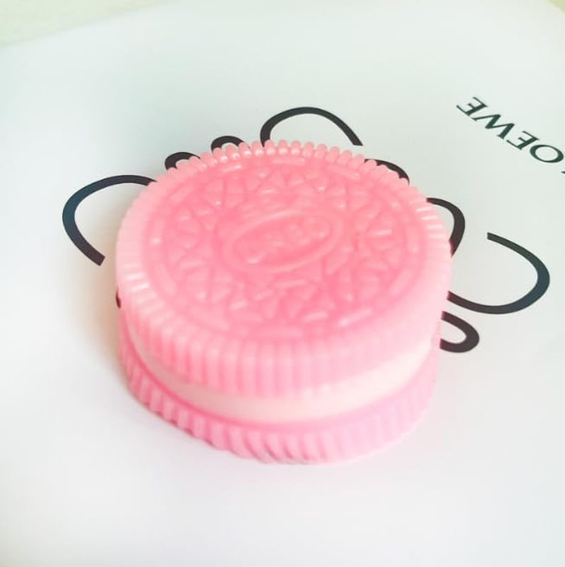 Oren Cream Sandwich Squishy Oreo Sticky,Oreo Squishy Toy,Squishy Oreos,Taba Squishy Oreo, for Birthday and Party (Pink) - Pink+Chocolate image number 1