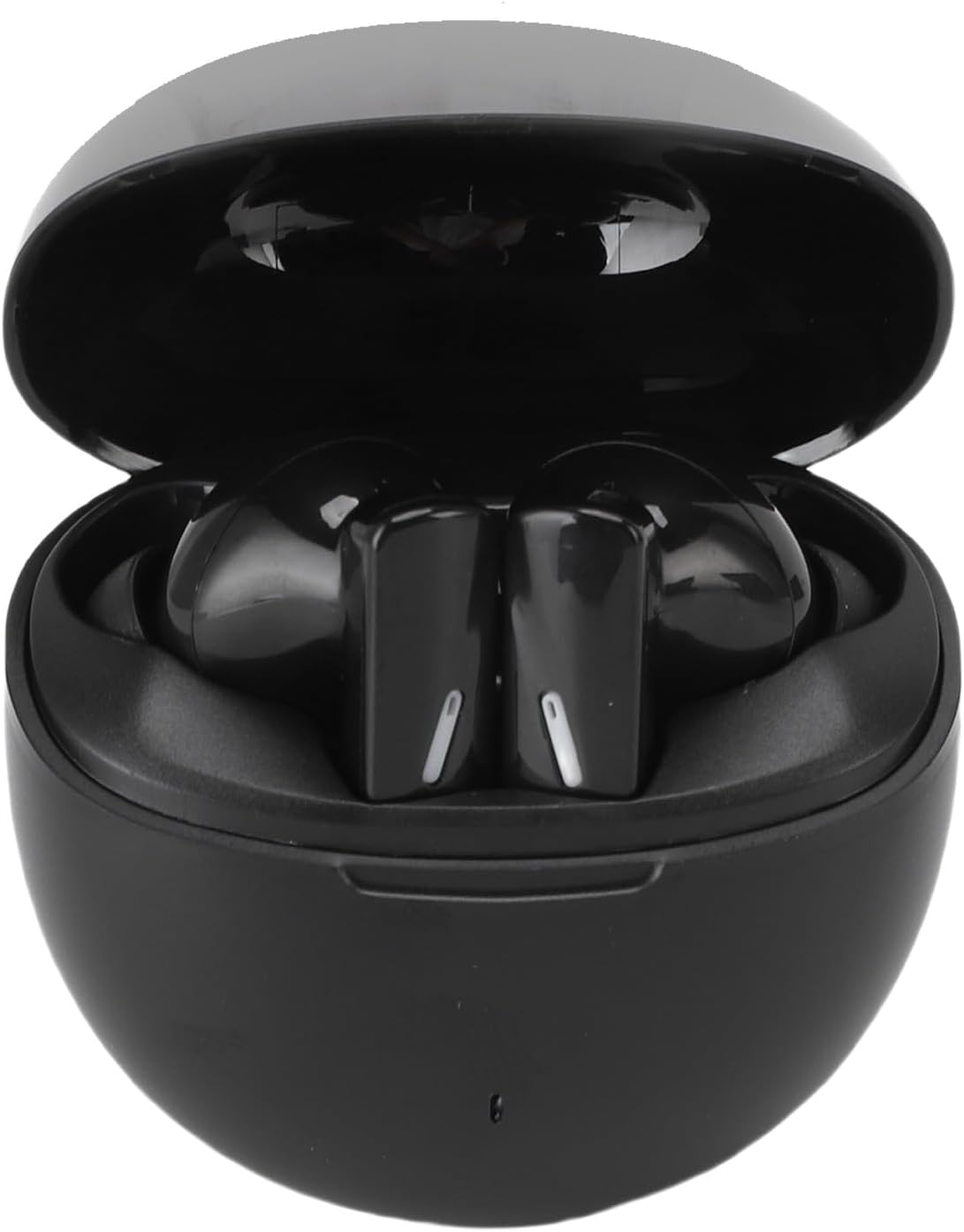 Jiawu Language Translator Earphones Versatile 7 Modes Wireless Earphones Multifunctional Design for Travel Business, Black, Black image number 4