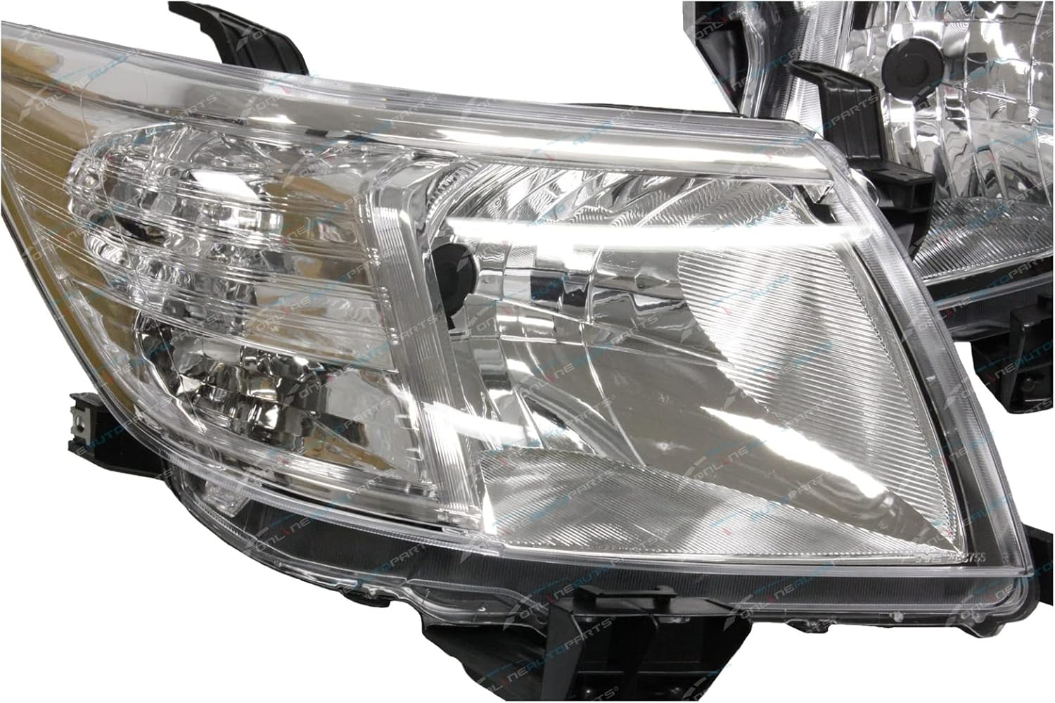 LH+RH Headlight for Toyota Hilux SR SR5 Workmate GGN KUN TGN '11-'15 L+R Set image number 1