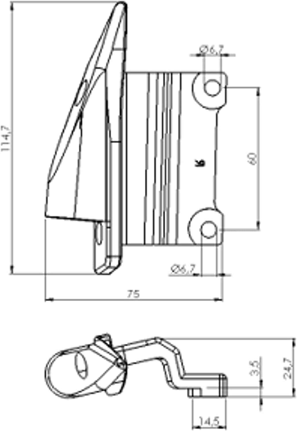 Puig Rearview Mirror Hi-Tech 1