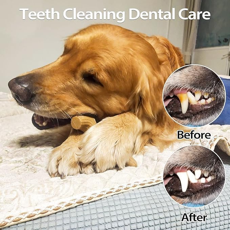 Beiqilian Antler Dog Chew Toy, Indestructible Toughg Dog Chew Toys, Teeth Grinding Bite Resistant Boredom Relief Antler Pet Teething Stick for Small Medium Large Dogs image number 1