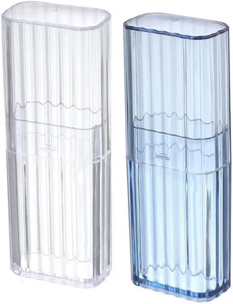 IKAAR Pack of 2 Storage Boxes Small Container Box Plastic Box with Hinged Lid for Collecting Small Items, Pills, Beads, Cotton Buds