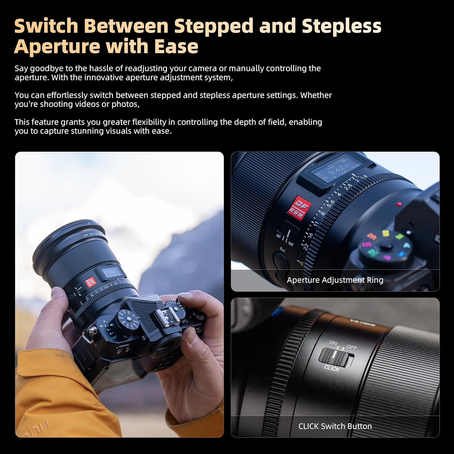 Viltrox AF 16Mm F1.8 Z, Pro Level, Wide Angle, Autofocus, Digital Full Frame DF Camera Lens, with LCD Screen Customizable Button AF/MF Switch for Nikon Z Mount Camera Zfc Z50 Z5 Z6 Z7 Z8 Z9 Z7 Mark II image number 5