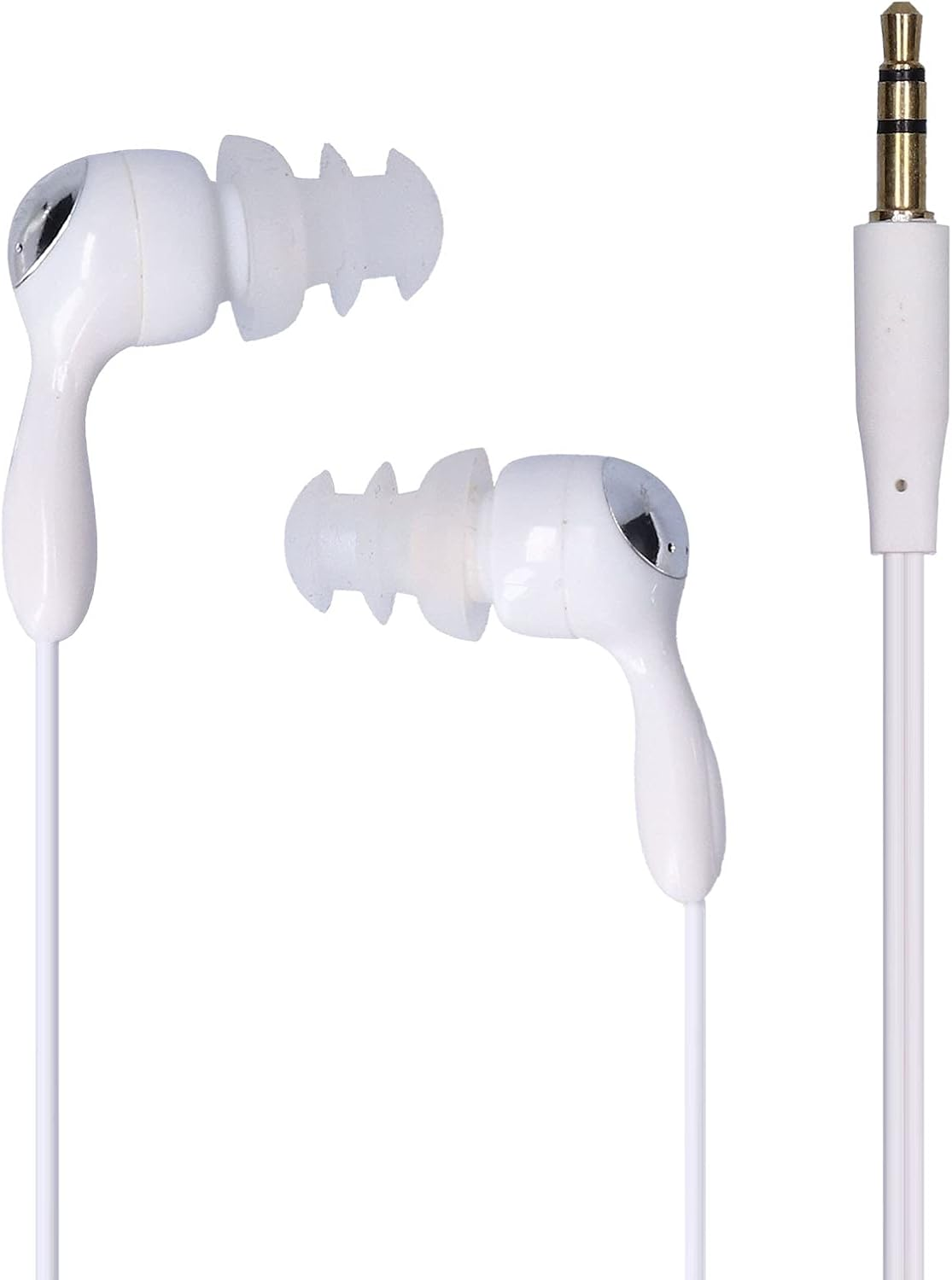 3.5Mm Plug Waterproofinear, Underwater Earbuds with 2 Clips and Replace Earplugs, Bone Conduction Headphones for Swimming Running Surfing image number 3