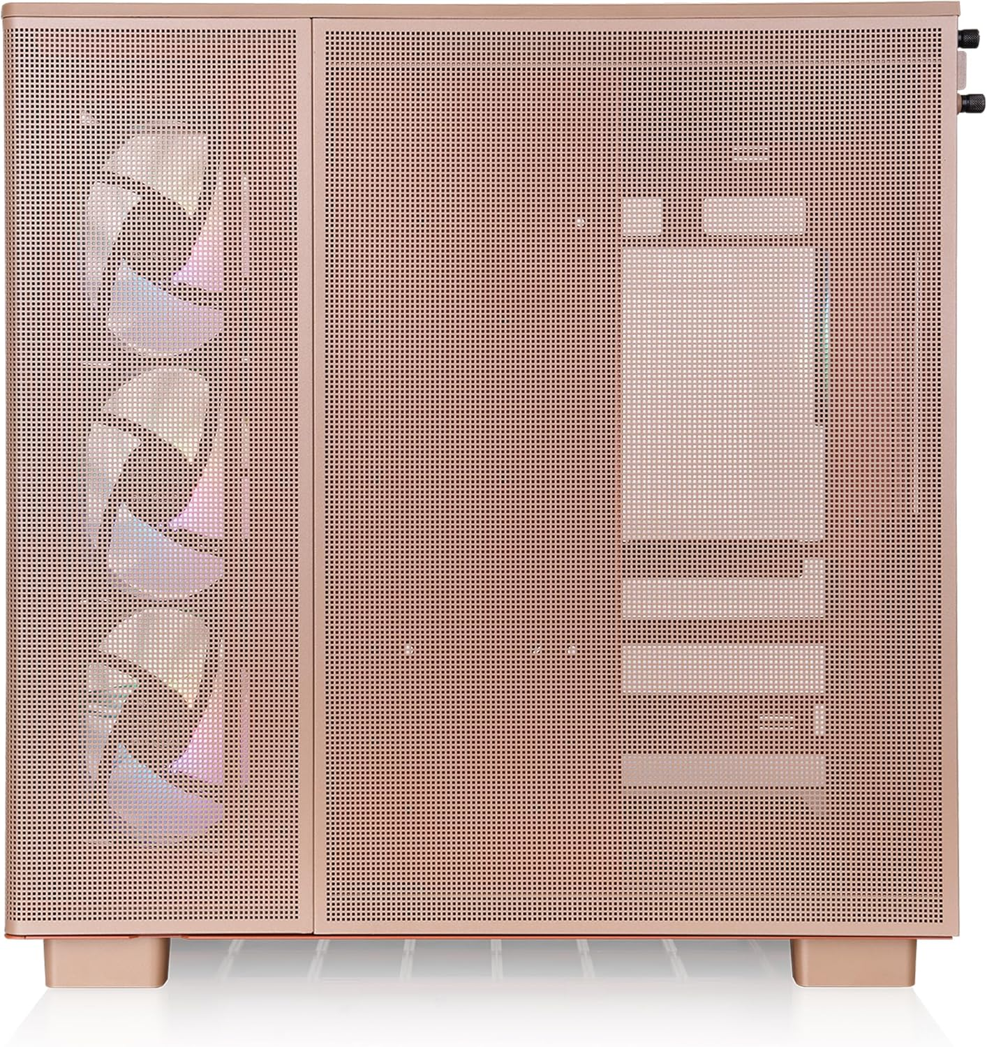 Thermaltake View 380 XL Tempered Glass ARGB Mid Tower Case Gravel Sand Edition, CA-11E-00MGWN-00 - Bumblebee image number 4