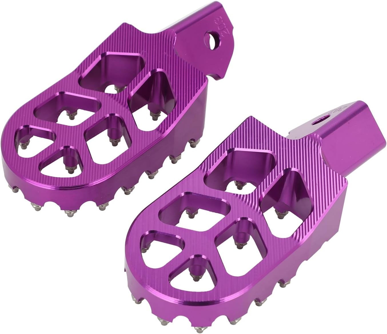 Motorcycle Foot Pegs Wider CNC Foot Pegs for Surron Sur Ron LBX Talaria Sting MX3/R MX4 Talaria X3 XXX E-Ride Pro SS/S Electric Dirt Bike Purple image number 1