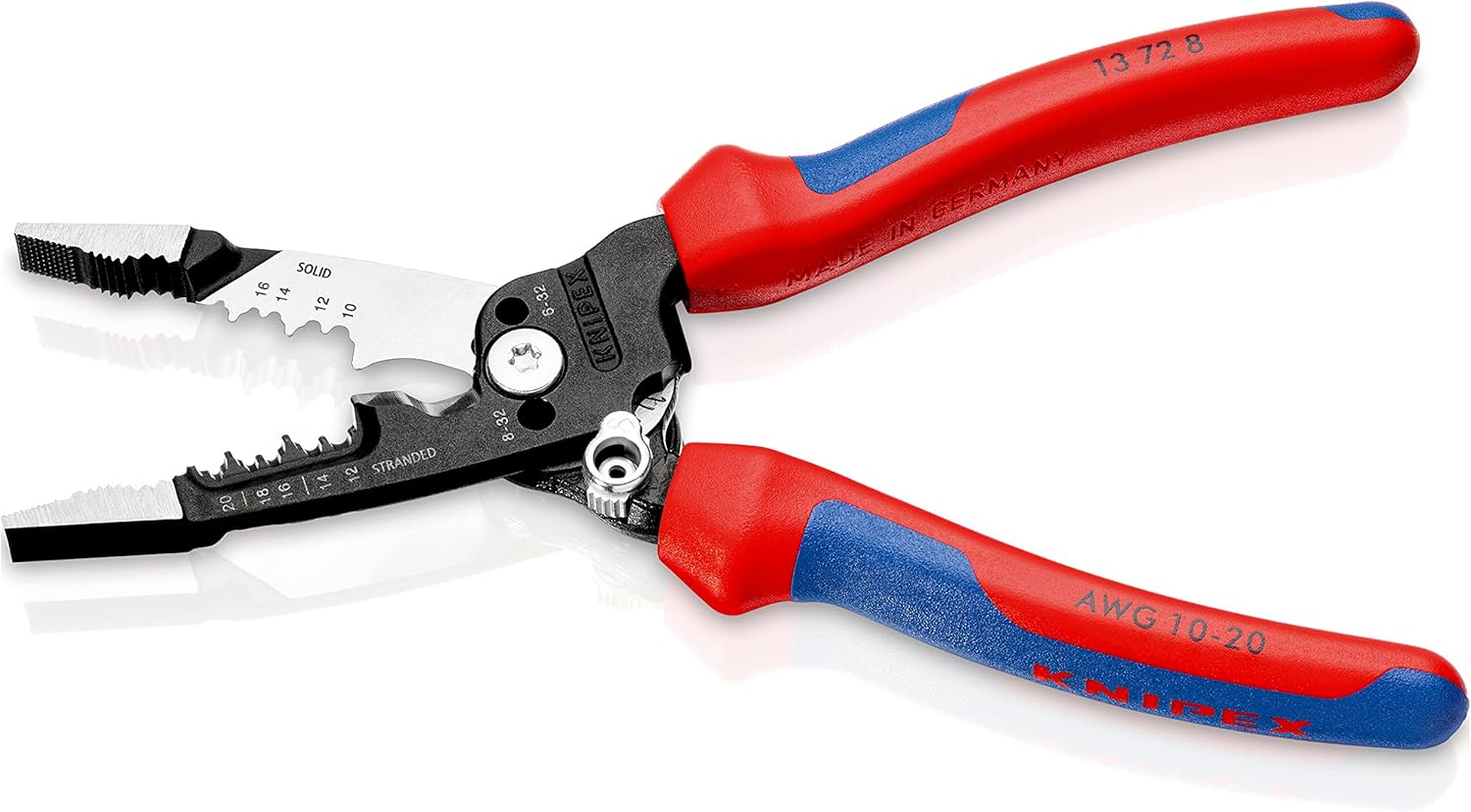 Knipex 13 72 8 American Style Multifunction Electrician Pliers Wire Stripper, 200 Mm Length image number 2