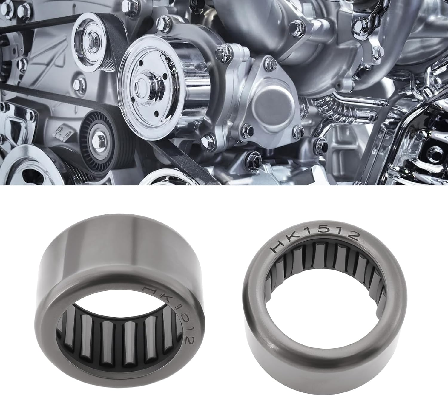 SING F LTD 4Pcs HK1512 HK1512.B Needle Roller Bearings 15X21X12Mm for Gearbox Motor Transmission Applications image number 6