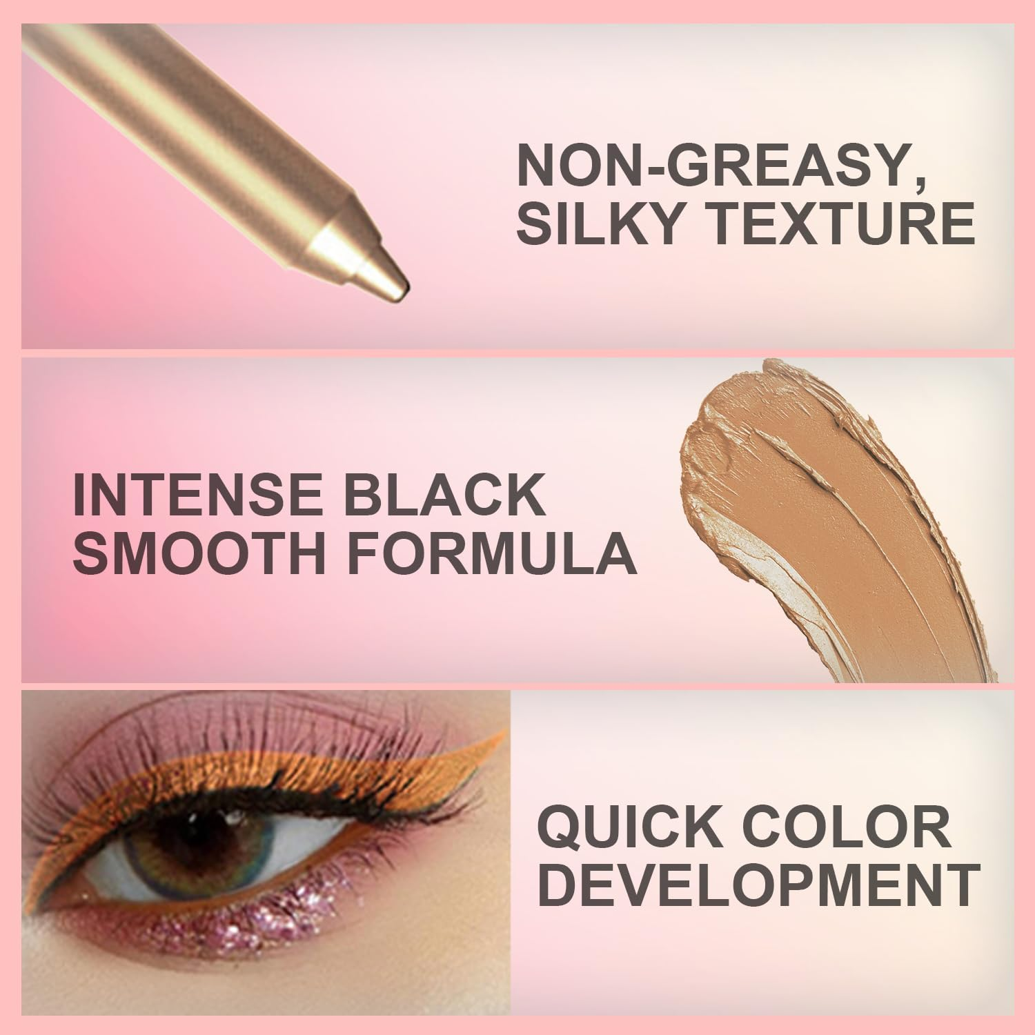 12 Colorful Eyeliner Pencil Set - Waterproof Gel Eye Liner with Multi-Color Glitter, Eyeshadow Stick for Smoky & Party Looks, Long-Lasting Multipurpose Eye Makeup for Daily & Special Occasions image number 5