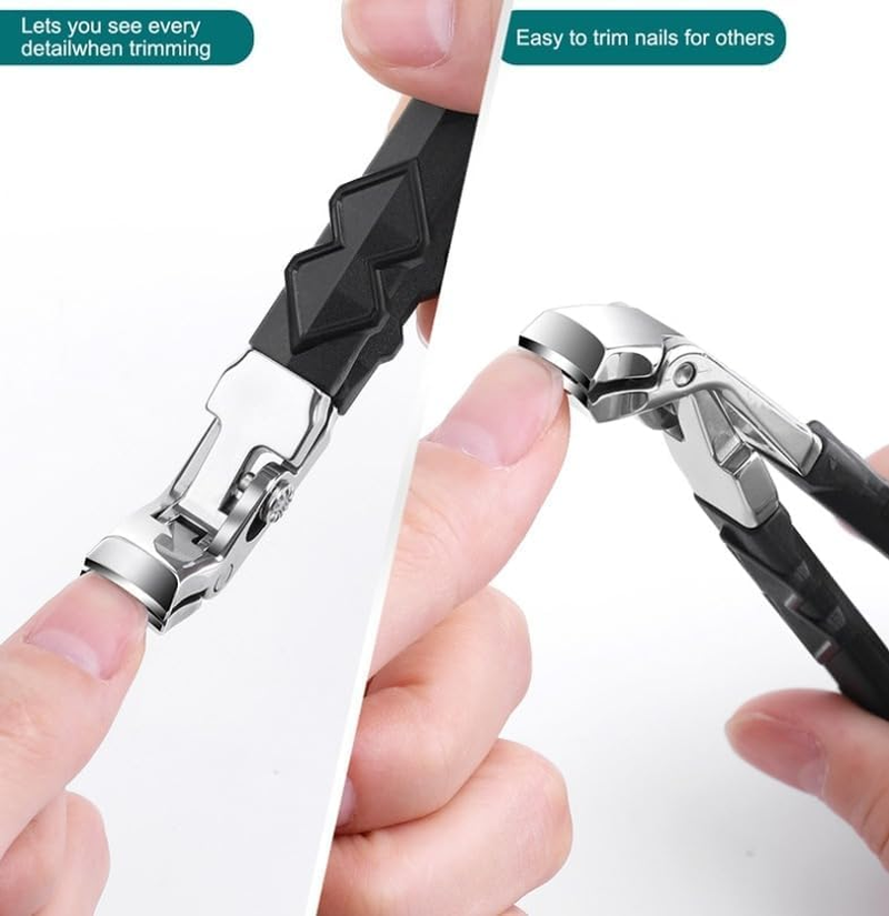 Dotmalls Clipmaster Pro, Grishay Clipmaster Pro, Serum Clipmaster Pro, Shirem Clipmaster Pro, Angled Head Nail Clippers, Toenail Clippers for Seniors, Nail Clippers for Thick Toenails (2) - 3 image number 4