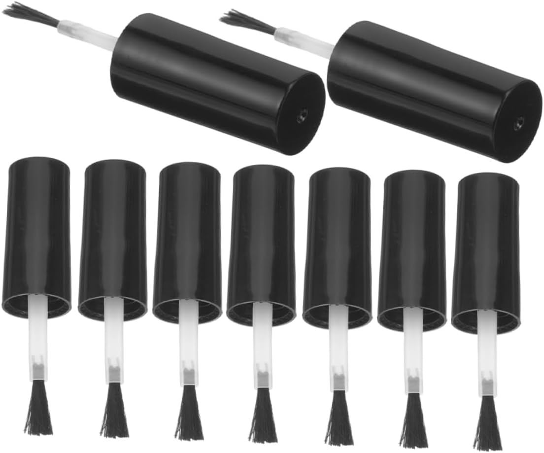 DINHEAROM 25Pcs Replacement Nail Polish Brush for Gel Polish Detailed Brush Head for Smooth Application Versatile Use for Manicure Nail Art for Salon DIY at Home image number 2